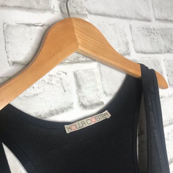 Racerback Black Tank Top w/ RWB Sequence - Picture 3 of 7